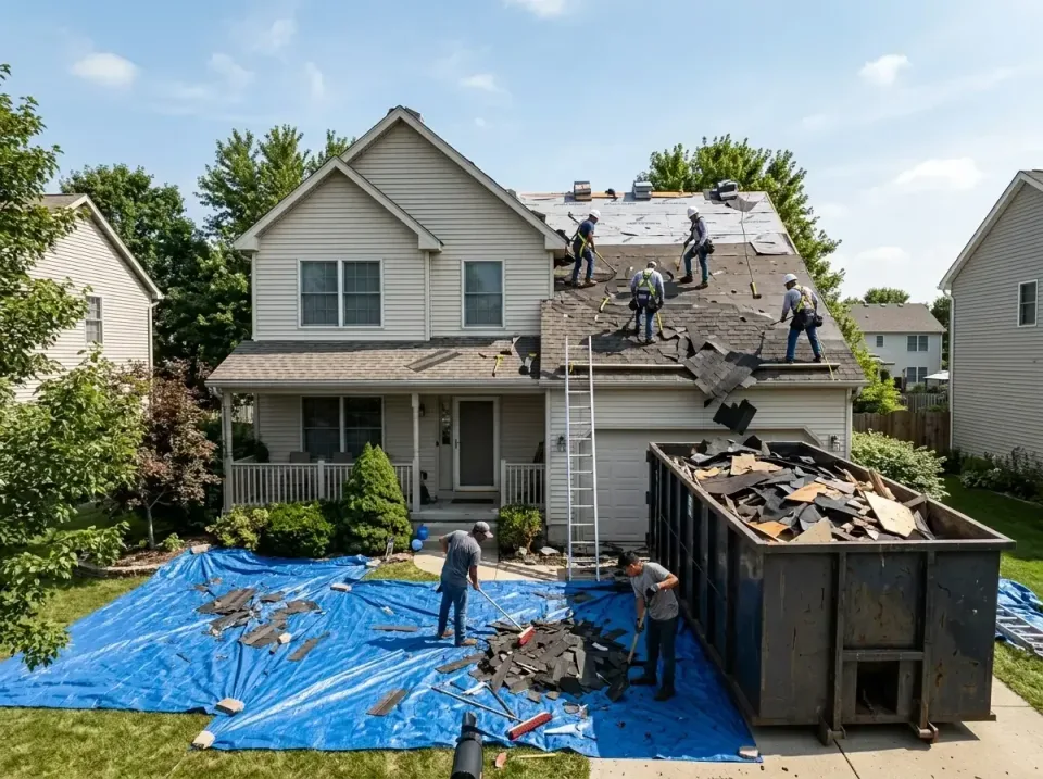 roof-replacement-debris-remova-004 — frequently asked questions, Cheapest Dumpster Rentals in North Laurel, MD